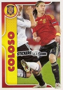 Sticker Sergio Ramos - La Seleccion Espanola 2009
 n. 33 - Panini