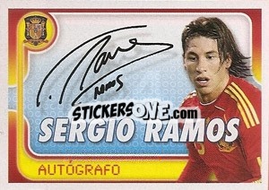 Sticker Sergio Ramos - La Seleccion Espanola 2009
 - Panini
