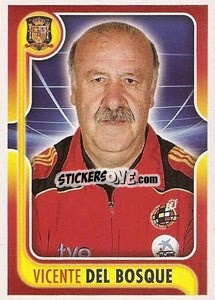 Sticker Vicente Del Bosque - La Seleccion Espanola 2009
 n. 14 - Panini