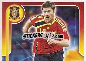 Sticker Xabi Alonso - La Seleccion Espanola 2009
 n. 77 - Panini