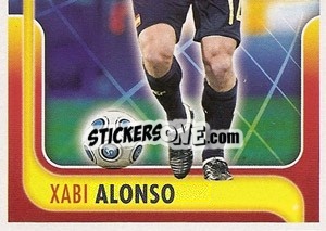 Sticker Xabi Alonso - La Seleccion Espanola 2009
 - Panini