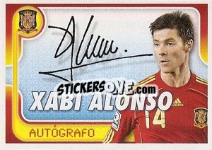 Sticker Xabi Alonso - La Seleccion Espanola 2009
 n. 82 - Panini