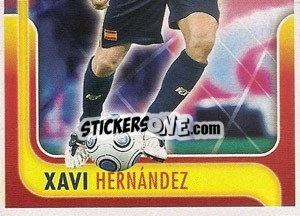 Cromo Xavi Hernandez - La Seleccion Espanola 2009
 - Panini