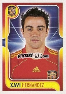 Cromo Xavi Hernández - La Seleccion Espanola 2009
 - Panini