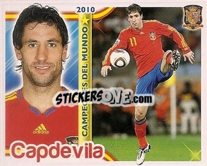 Sticker Joan Capdevila - Sudafrica 2010. Campeones Del Mundo
 n. 12 - Panini