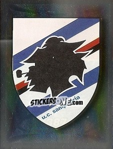 Sticker Scudetto Sampdoria - Calciatori 2007-2008 - Panini
