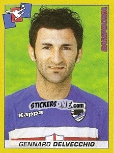 Cromo Gennaro Delvecchio - Calciatori 2007-2008 - Panini