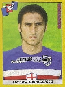 Sticker Andrea Caracciolo - Calciatori 2007-2008 n. 406 - Panini