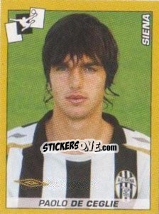 Sticker Paolo De Ceglie - Calciatori 2007-2008 - Panini