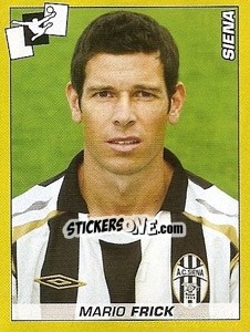 Cromo Mario Frick - Calciatori 2007-2008 - Panini