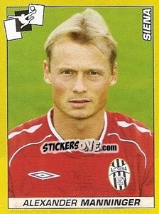 Sticker Alexander Manninger - Calciatori 2007-2008 - Panini