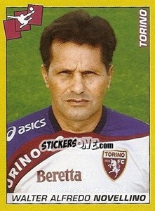 Cromo Walter Alfredo Novellino (Allenatore) - Calciatori 2007-2008 - Panini