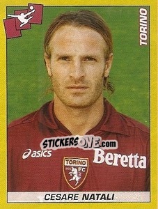 Sticker Cesare Natali - Calciatori 2007-2008 n. 439 - Panini