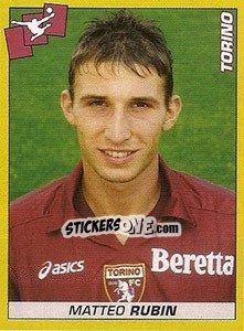 Sticker Matteo Rubin - Calciatori 2007-2008 n. 444 - Panini