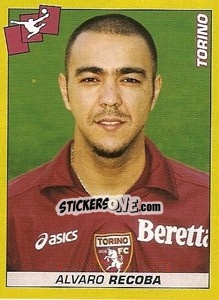 Sticker Alvaro Recoba - Calciatori 2007-2008 n. 452 - Panini