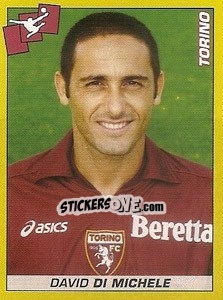 Sticker David Di Michele - Calciatori 2007-2008 n. 453 - Panini
