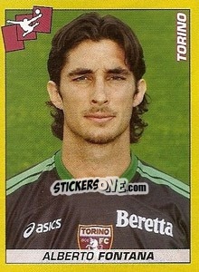 Sticker Alberto Fontana - Calciatori 2007-2008 - Panini