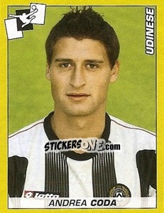 Cromo Andrea Coda - Calciatori 2007-2008 - Panini