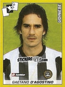 Cromo Gaetano D Agostino - Calciatori 2007-2008 - Panini