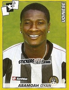 Cromo Asamoah Gyan - Calciatori 2007-2008 - Panini