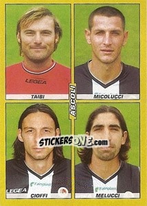 Figurina Ascoli [Serie B] - Calciatori 2007-2008 - Panini