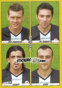 Cromo Ascoli [Serie B] - Calciatori 2007-2008 - Panini