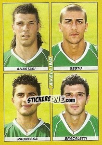 Sticker Anastasi / Sestu / Paonessa / Bracaletti - Calciatori 2007-2008 n. 499 - Panini