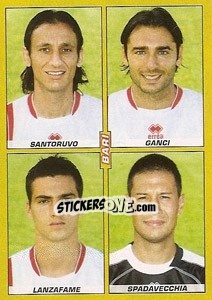 Sticker Santoruvo / Ganci / Lanzafame / Spadavecchia - Calciatori 2007-2008 n. 506 - Panini