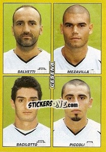 Sticker Salvetti / Mezavilla / Sacilotto / Piccoli - Calciatori 2007-2008 n. 525 - Panini