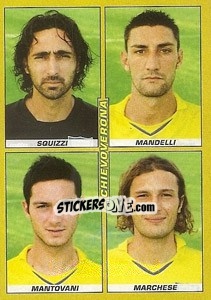 Sticker Squizzi / Mandelli / Mantovani / Marchese - Calciatori 2007-2008 n. 527 - Panini
