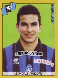 Sticker Simone Padoin - Calciatori 2007-2008 n. 14 - Panini