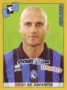 Sticker Diego De Ascentis - Calciatori 2007-2008 n. 17 - Panini