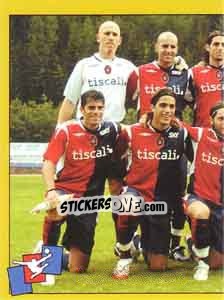 Cromo Squadra Cagliari (1) - Calciatori 2007-2008 - Panini