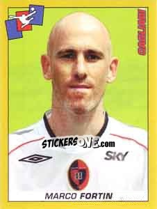 Sticker Marco Fortin - Calciatori 2007-2008 n. 29 - Panini