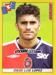 Sticker Diego Luis Lopez - Calciatori 2007-2008 n. 30 - Panini