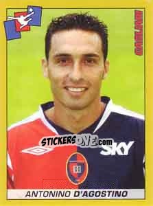 Sticker Antonino D'Agostino - Calciatori 2007-2008 n. 38 - Panini