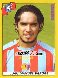 Sticker Juan Manuel Vargas - Calciatori 2007-2008 n. 56 - Panini