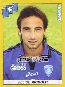 Sticker Felice Piccolo - Calciatori 2007-2008 - Panini