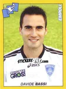 Sticker Davide Bassi - Calciatori 2007-2008 n. 96 - Panini