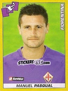 Sticker Manuel Pasqual - Calciatori 2007-2008 n. 105 - Panini