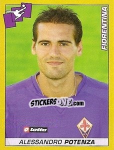 Sticker Alessandro Potenza - Calciatori 2007-2008 n. 108 - Panini