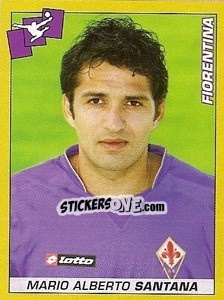 Sticker Mario Alberto Santana - Calciatori 2007-2008 n. 115 - Panini