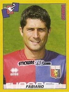 Sticker Fabiano - Calciatori 2007-2008 n. 130 - Panini