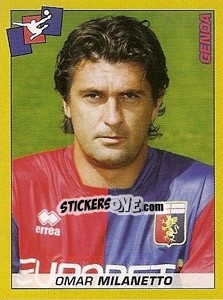 Sticker Omar Milanetto - Calciatori 2007-2008 n. 135 - Panini