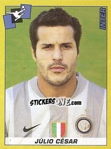 Sticker Júlio César - Calciatori 2007-2008 - Panini