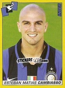 Sticker Esteban Matias Cambiasso - Calciatori 2007-2008 n. 159 - Panini