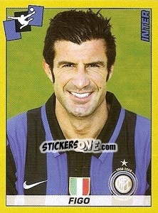 Sticker Figo - Calciatori 2007-2008 n. 163 - Panini