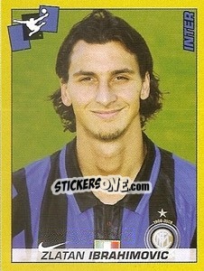 Sticker Zlatan Ibrahimovic - Calciatori 2007-2008 n. 165 - Panini