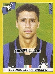 Sticker Hernan Jorge Crespo - Calciatori 2007-2008 - Panini