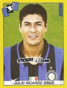 Sticker Julio Ricardo Cruz - Calciatori 2007-2008 n. 167 - Panini